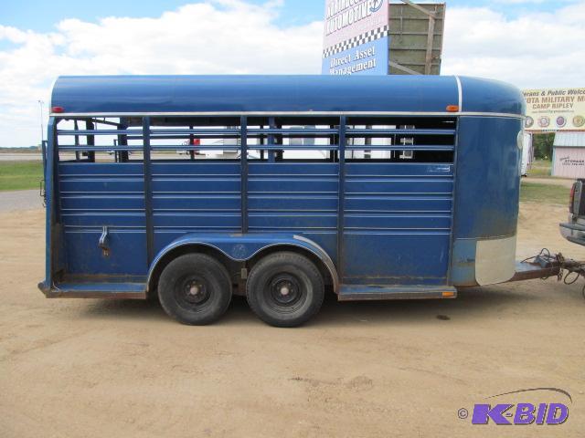 1984 Kiefer Trailer  Model SHP16 Vin SHP166...
