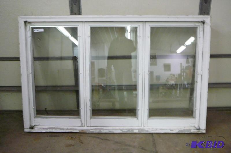Wooden crank out window 64&quotW x 41&quotH...