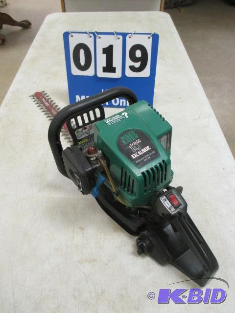 lot 00019 image: Gas powered hedge trimmer