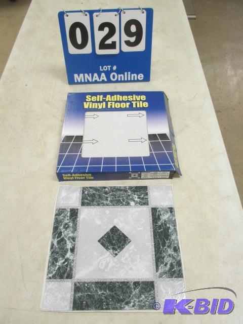 lot 00029 image: New in Box Vinyl Floor Tiles