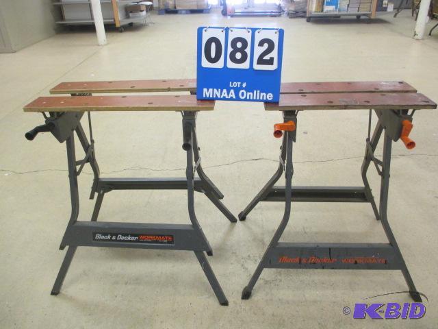 lot 00082 image: Black and Decker Workmate benches