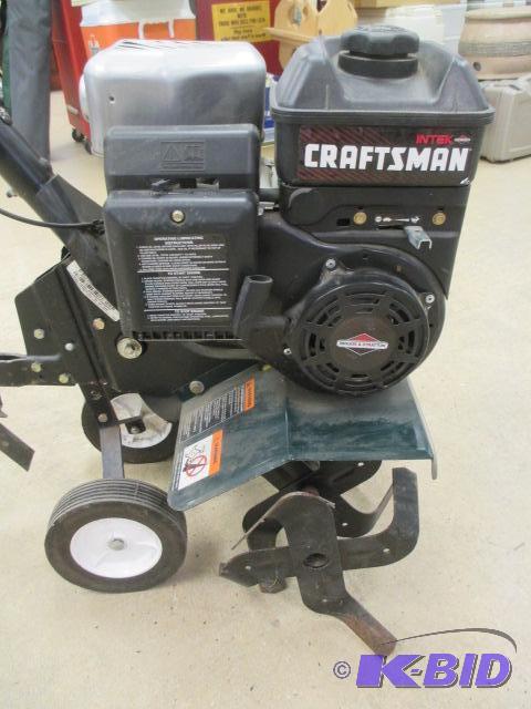 Craftsman 5 HP 24" Front Tine Tiller | September Estate #4-Featuring