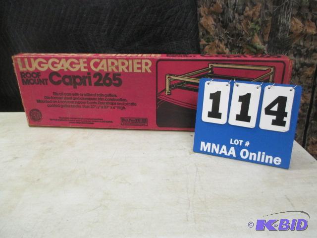 lot 114 image: Capri 265 Luggage Roof Carrier