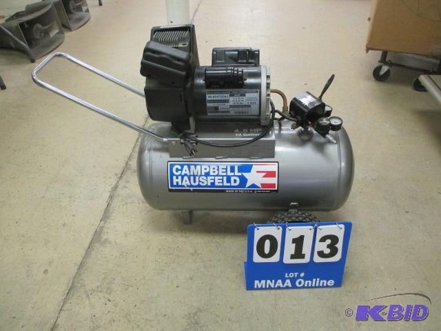 lot 13 image: Campbell Hausfeld 13 gallon air compressor