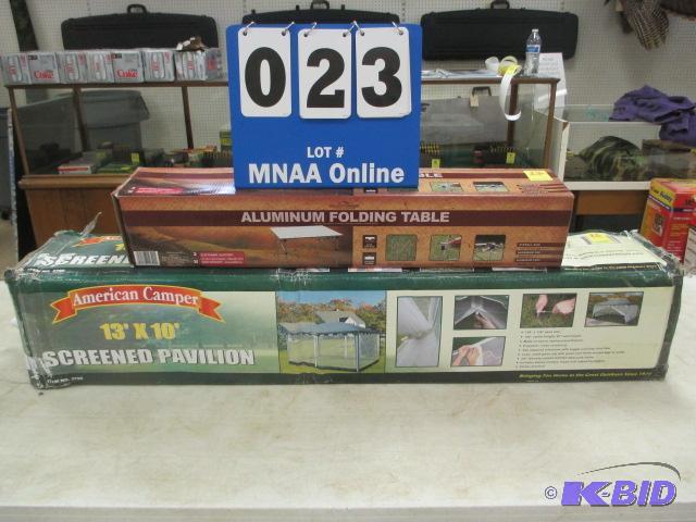 lot 23 image: New In Box Screened Pavilion