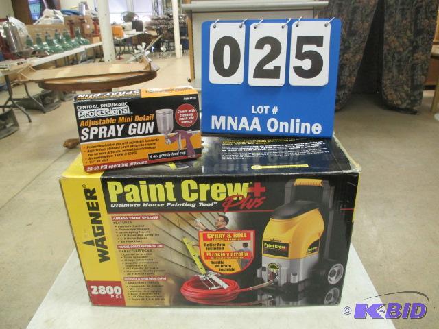 lot 25 image: New in Box Airless Paint Sprayer