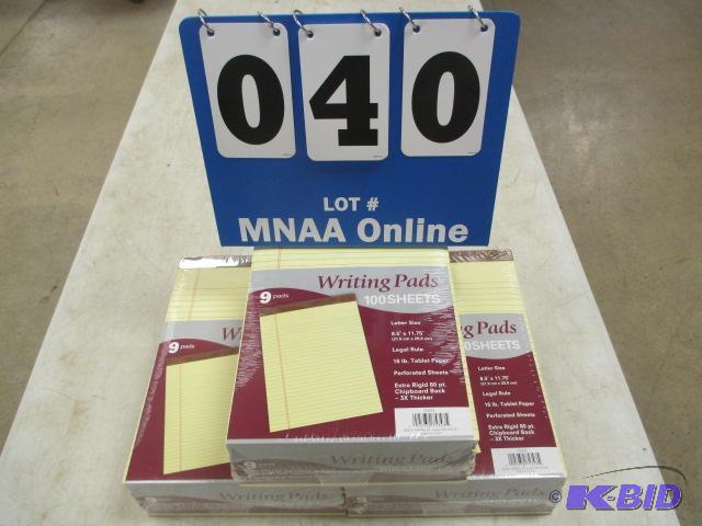 lot 40 image: Writing Pads