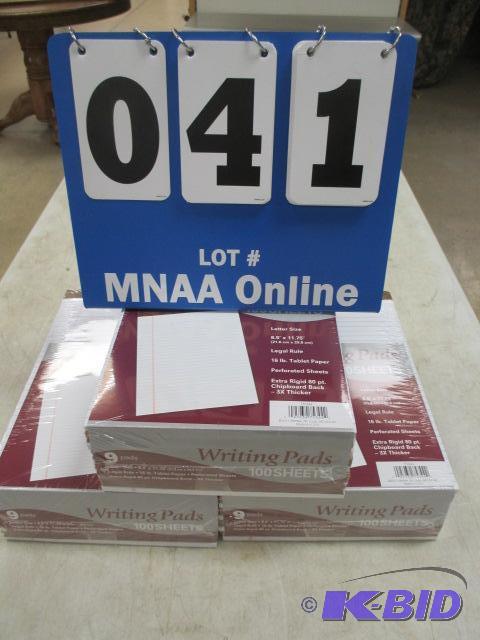 lot 41 image: Writing Pads