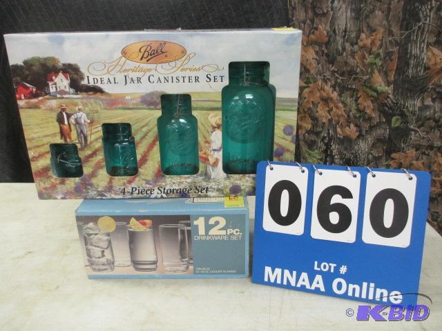 lot 60 image: Ball Decorative Ideal Canister Set