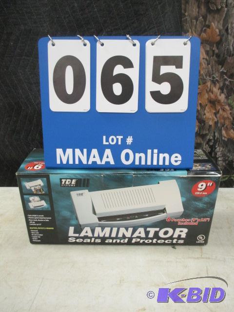 lot 65 image: Laminator
