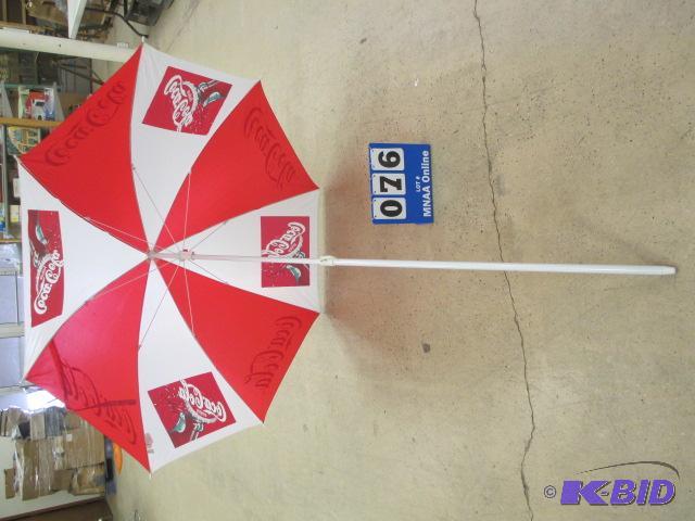 lot 76 image: Coca-Cola  Umbrella
