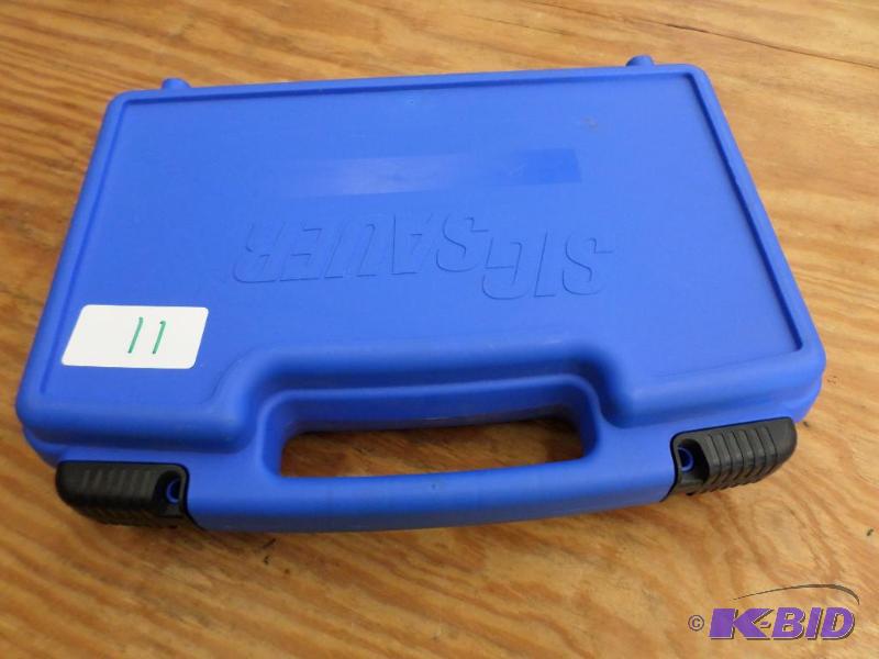 lot 11 image: Sig-Sauer Hard-Sided Pistol Case...