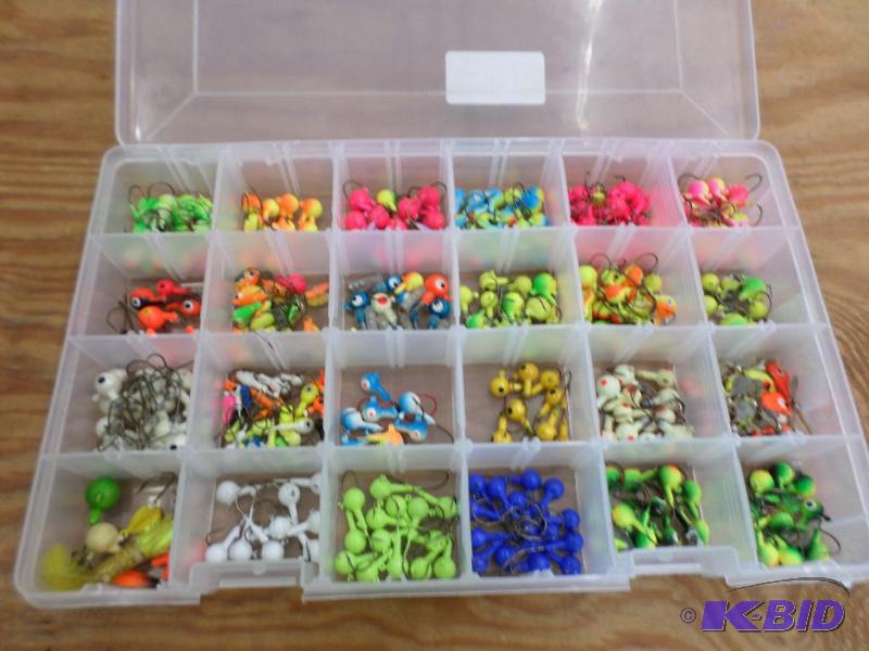 lot 12 image: Tackle Tray Full Of Various Jigs...