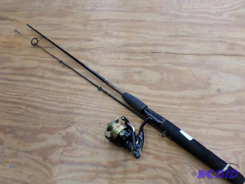 lot 120 image: Shakespeare Ugly Spin Rod & Reel...