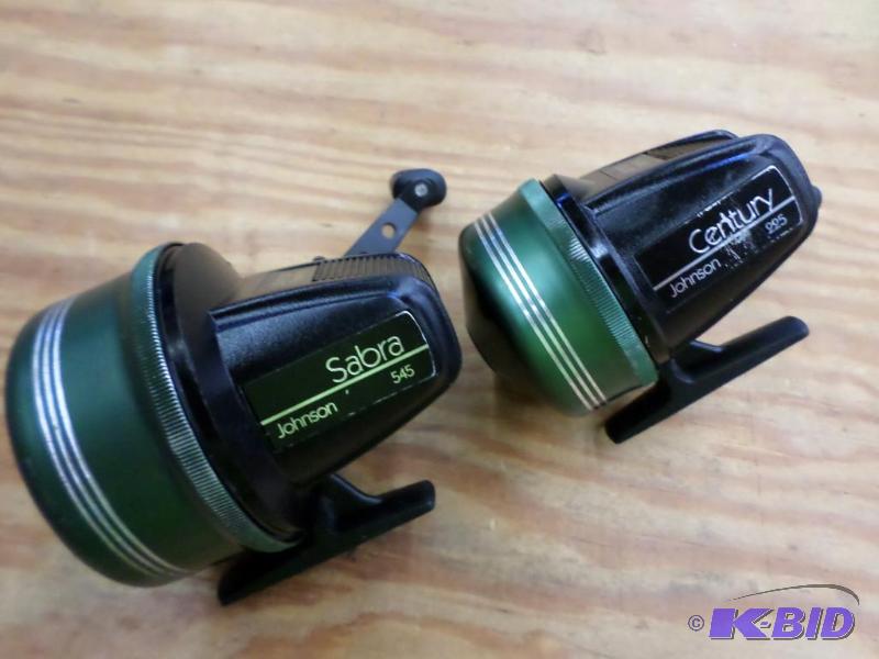lot 39 image: (2) Vintage Johnson Reels...