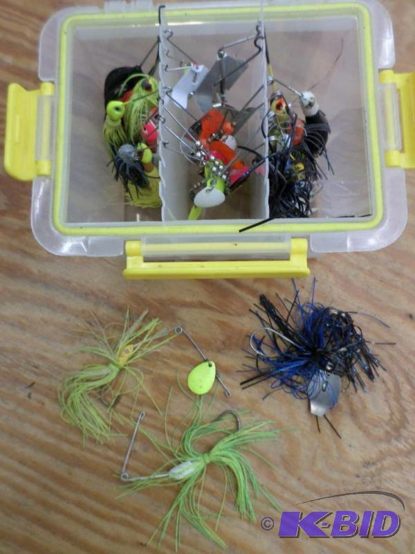 lot 45 image: Tackle Box With Misc Spinner Baits...