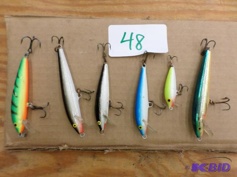 lot 48 image: Lot Of Misc Rapala Lures...