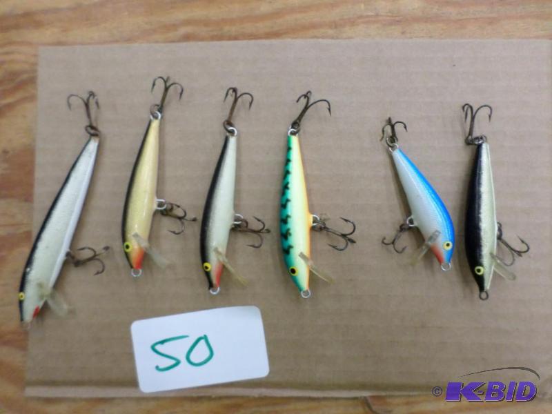 lot 50 image: Lot Of Misc Rapala Lures...