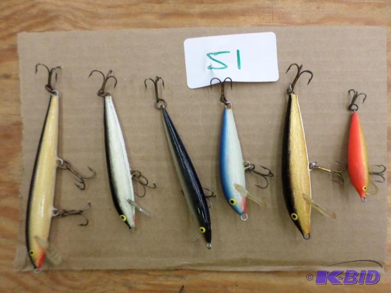 lot 51 image: Lot Of Misc Rapala Lures...