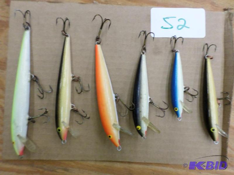 lot 52 image: Lot Of Misc Rapala Lures...