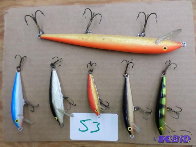 lot 53 image: Lot Of Misc Rapala Lures...