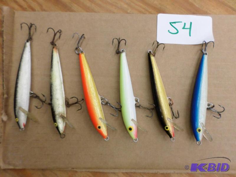 lot 54 image: Lot Of Misc Rapala Lures...