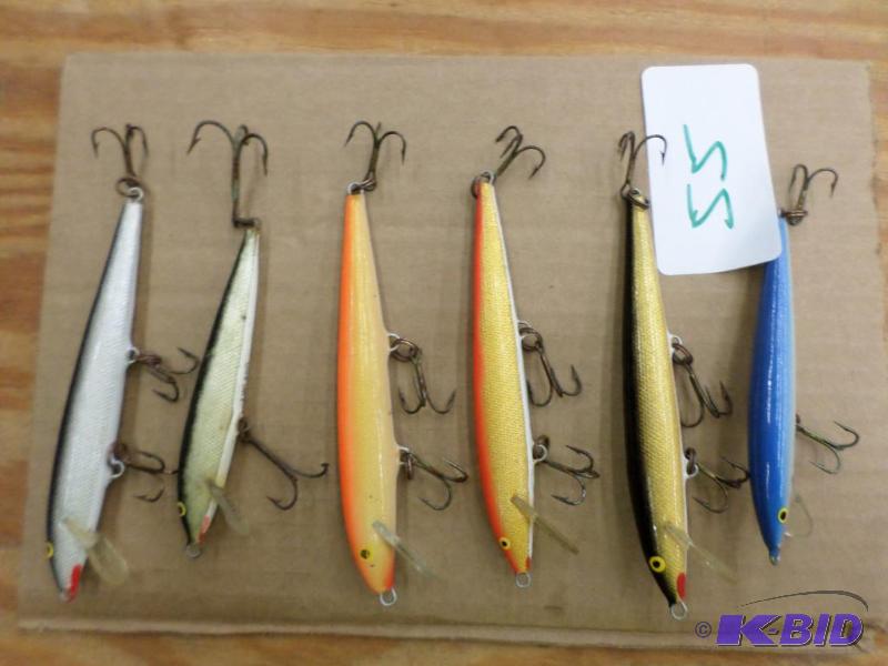 lot 55 image: Lot Of Misc Rapala Lures...
