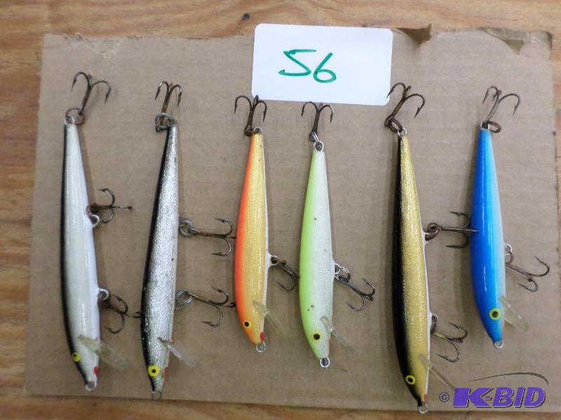 lot 56 image: Lot Of Misc Rapala Lures...
