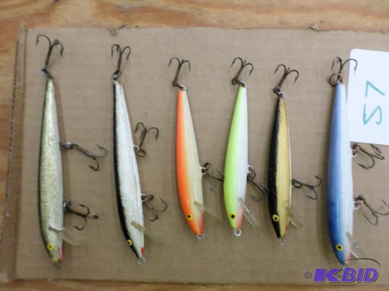 lot 57 image: Lot Of Misc Rapala Lures...