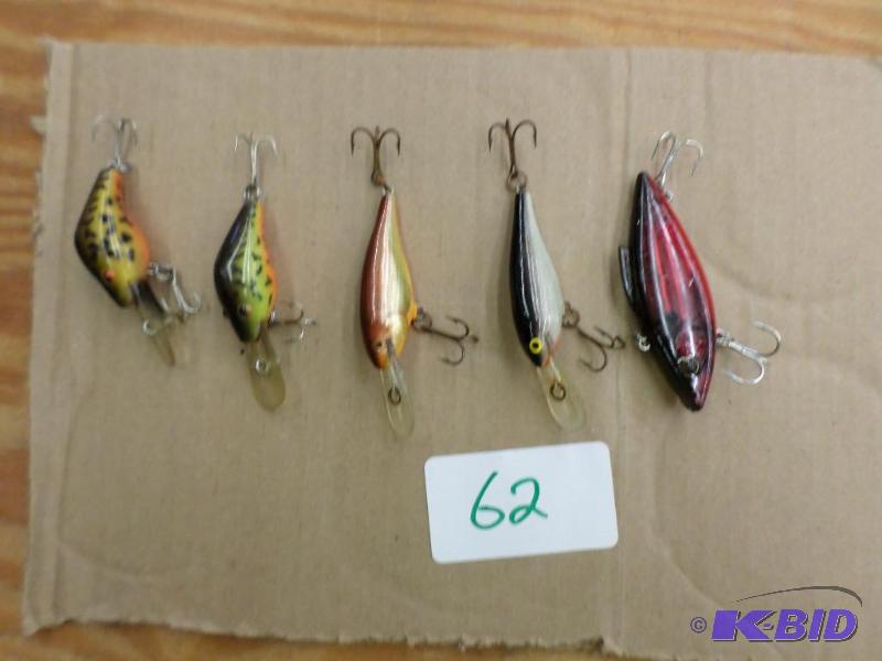 lot 62 image: Lot Of Misc Crankbait Lures...