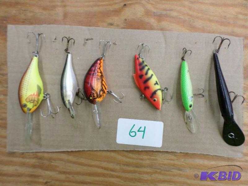 lot 64 image: Lot Of Misc Crankbait Lures...