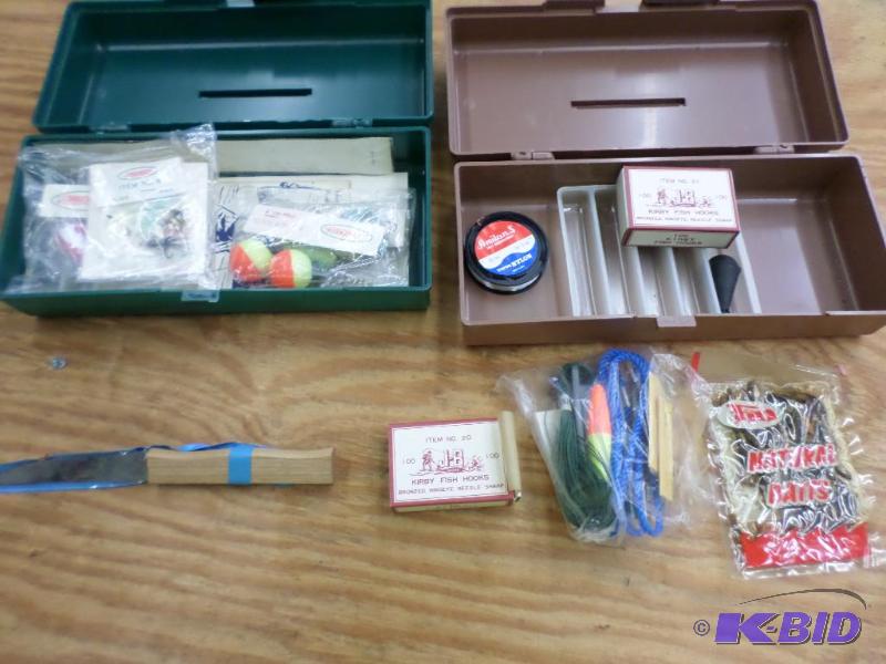 lot 75 image: (2) Tackle Boxes With Misc Tackle...