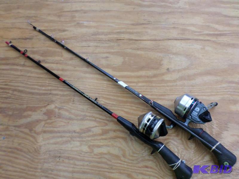 lot 86 image: (2) Vintage 2-Piece Rod & Reel Combos...
