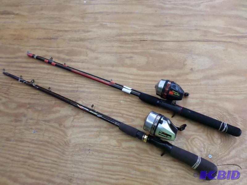 lot 88 image: (2) Vintage 2-Piece Rod & Reel Combos...