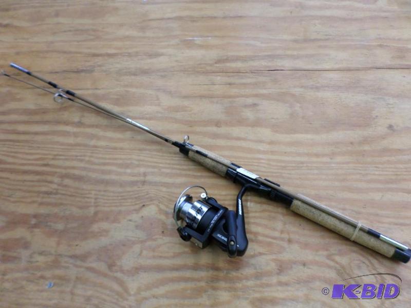 lot 97 image: Johnson Slingshot 2-Piece Rod & Reel...