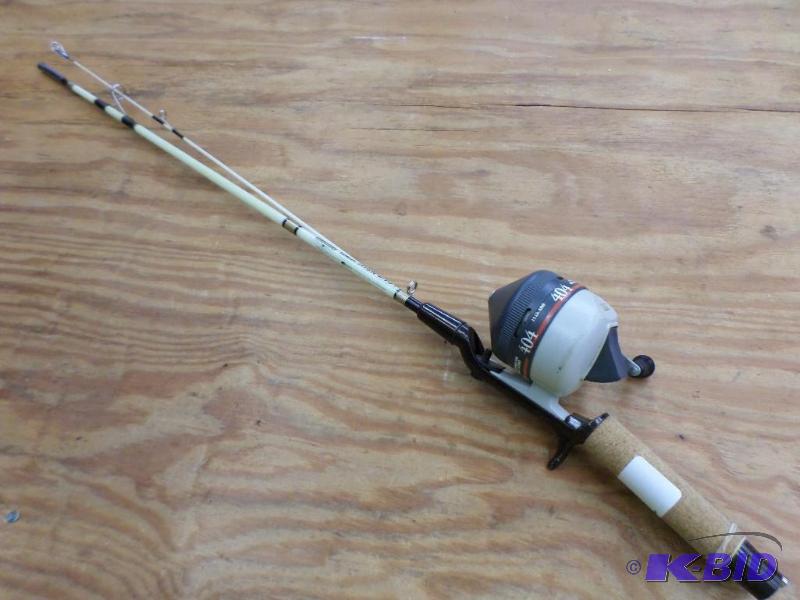lot 98 image: Zebco 404 2-Piece Rod & Reel...