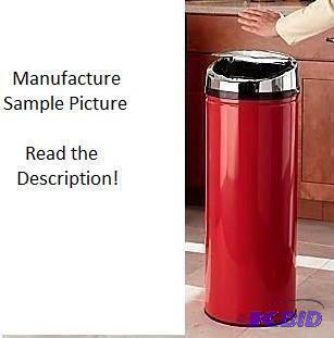 lot 114 image: Large Automatic Lift Trash Bin - Red - With a...