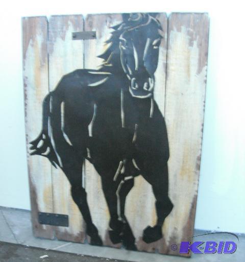 lot 160 image: Horse Wall Art - 23.5" w x 31.5" h ...
