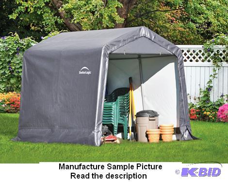lot 52 image: Shelter Logic Shed in a Box - 6 x 6 x 6 -&...