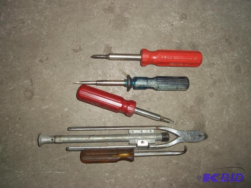 Wire twisters, cotter pin hook, 2 multi screw...