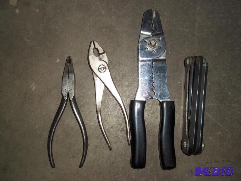2 pliers, wire striper, Allan wrenches&nbsp...