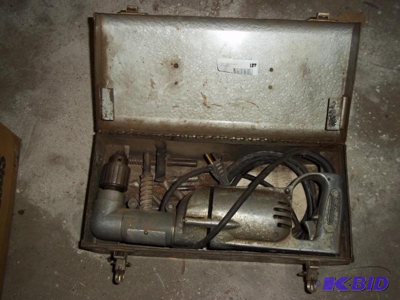 Milwaukee 12&quot angle drill (works)...