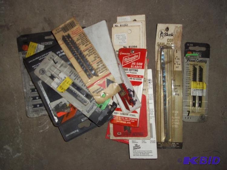 Jig saw blades...