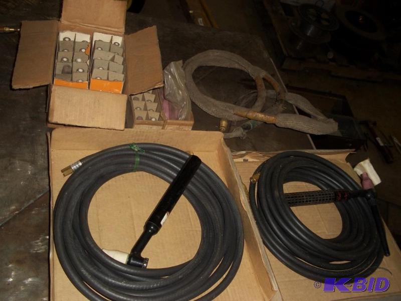 2 - TIG welding torch heads and many ceramic ...