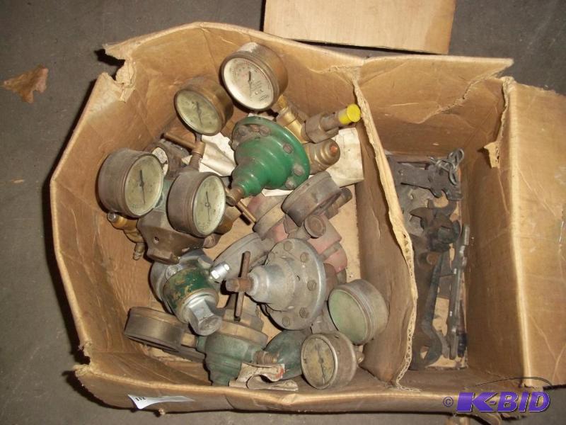 Oxygen and Acyl. regulators and tank wrenches...
