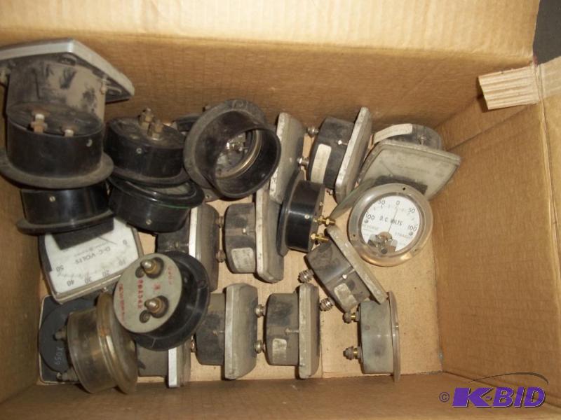 Box of volt meters...