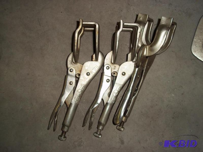 3 Clamp Vise Grips...