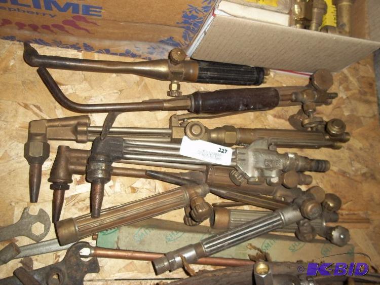 Torch heads and wrenches...