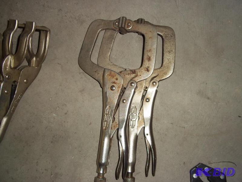 2 C clamp vise grips...