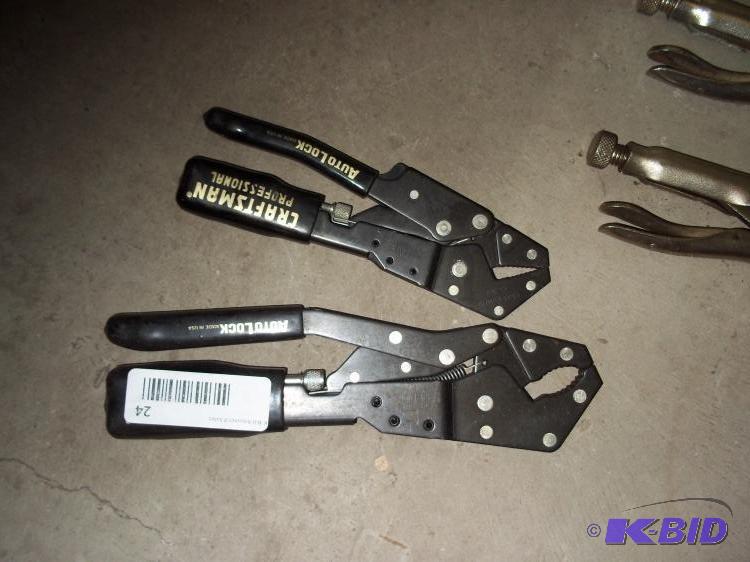 2 Craftsman locking pliers&nbsp...